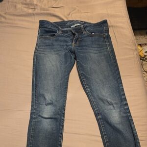 American Eagle Outfitters Dark Blue Skinny Jeans